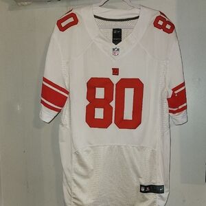 Nike Men's White and Red New York Football Giants Victor Cruz Jersey
